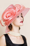 Fashion Organza Ladies Avec Bowler / Chapeau cloche