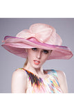 Beautiful Spring Ladies / Cambric été avec Bowler / Chapeau cloche