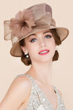 Cambric Elégant Ladies Avec Bowler / Chapeau cloche