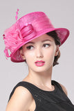 Cambric Elégant Ladies Avec Bowler / Chapeau cloche