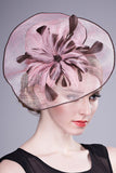 Ladies Eye-Catching Cambric Avec Fascinators Feather