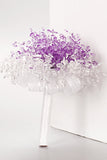 Bouquet de mariage populaire Violet jeune mariée demoiselle d&#39;honneur tenant des fleurs noble et élégant (20 * 21cm XT-3127)