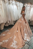 Robe de bal longue en tulle avec épaules découvertes en tulle et robe de Quinceanera