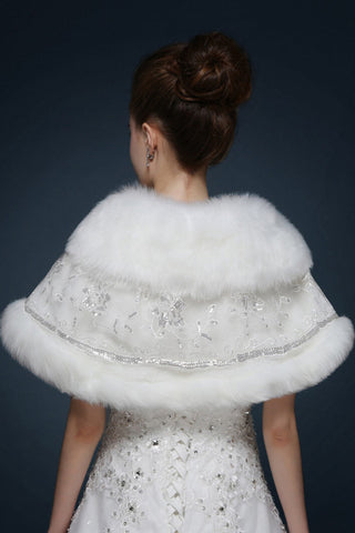 Mariage / Fête / Soirée Faux Fur Châles / étoles sans manches de mariage mariée / demoiselle d&#39;honneur Wraps