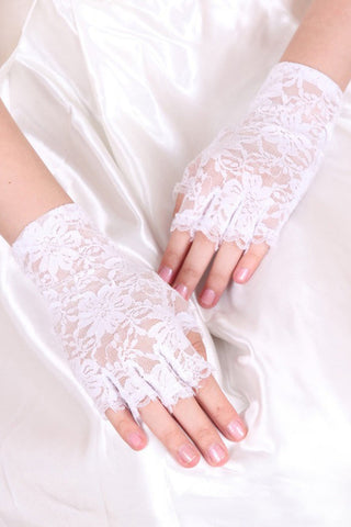 2024 poignet dentelle Longueur Gants de mariée # ST0071