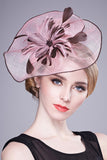 Ladies Eye-Catching Cambric Avec Fascinators Feather