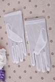 2024 Tulle Longueur poignet Gants de mariée # ST1006