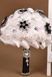 Strass cristal Roses rondes Bouquets de mariage Fleurs (26 * 21cm)