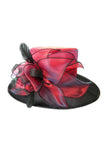 Ladies Eye-Catching Organza Avec Bowler / Chapeau cloche