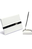 Double Coeurs Strass / Sash Livre &amp; Pen Set