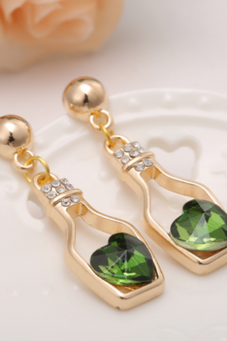 Belles boucles d&#39;oreilles en cristal pour dames