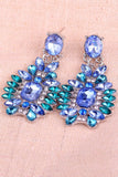 Boucles d&#39;oreilles chaudes avec strass