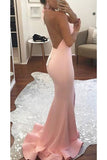 2024 New Arrival Halter Open Back Satin With Slit Mermaid Robes de soirée