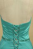 2024 Nouvelle Collection Robes de bal sweetheart Mermaid perlée ceinture en satin