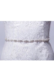 Mariage Concise Satin / Soirée Ruban Sash avec strass