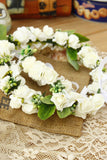 Femmes / Flower Girl&#39;S Plastic Diadème - Mariage / Occasion spéciale / Head Outdoor &amp; Hand Wreath / Fleurs 2 Pieces