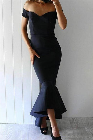 Robe de bal élégante longue asymétrique avec gaine d&#39;épaule