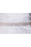 Mariage Graceful satin / Soirée Ruban Sash avec strass