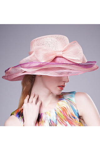 Beautiful Spring Ladies / Cambric été avec Bowler / Chapeau cloche