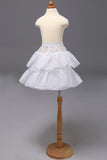 Enfants Polyester court Longueur 2 Tiers Jupons # 4