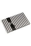 Classic Black &amp; White Bow / Sash Livre &amp; Pen Set