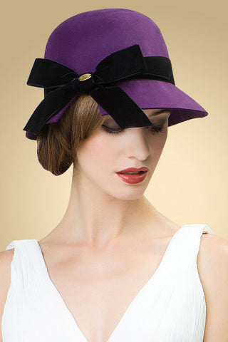 Belle Laine Automne / Hiver Femme Avec Bowler / Chapeau cloche