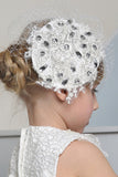 Flower Girl&#39;S Applique / net Headpiece - Mariage / Occasion spéciale / Pince extérieure Fleurs / cheveux