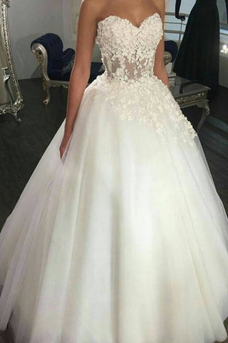 2024 Robe de mariée en tulle New Arrival Sweetheart