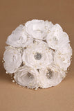 Bouquet de mariage blanc avec strass Pearl (27 * 18cm)