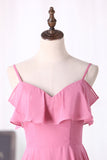 2024 New Arrival Robes de demoiselle d&#39;honneur Spaghetti Straps A Line Chiffon