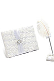 Lovely Rose strass / Bow / Fleur Livre &amp; Pen Set