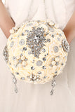 Bouquet de mariage avec strass Broche fleurs de mariage (27 * 20cm)