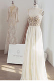 2024 Prom Dress Spaghetti Straps Chiffon A Line With Applique