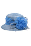 Cambric Elégant Ladies Avec Bowler / Chapeau cloche