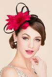 Ladies &#39;Incroyable Cambric Avec Fascinators Feather