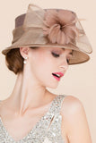 Cambric Elégant Ladies Avec Bowler / Chapeau cloche