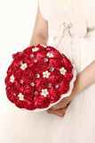 Strass Roses rondes Bouquets de mariage Fleurs (26 * 22cm)