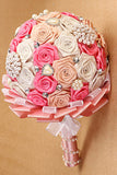 Bouquet de mariage Tenir Fleurs Et Broche pure main (30 * 20cm)