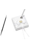 Classique Faux Perle / Bow Livre &amp; Pen Set