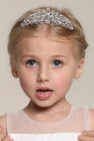 Alliage Avec Classique strass fille fleur Tiaras