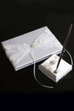 Chic rubans / strass / Bow / Flower Livre &amp; Pen Set