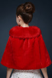 Mariage / Fête / soirée / Casual fausse fourrure sans manches capelets Wraps de mariage