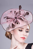 Ladies Eye-Catching Cambric Avec Fascinators Feather