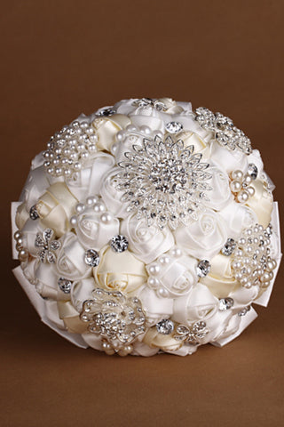 Strass cristal RosesWedding Bouquet (30 * 17cm)