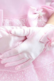 Poignet Longueur de mariage Gants Flower Girl