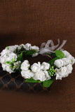 Wedding Flower Girl Head &amp; Wreath main avec de belles fleurs 2 Pieces