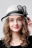 Cambric mignon de dames avec Bow-Knot Bowler / Chapeau cloche