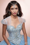 2024 robe de bal Quinceanera Robes Sweetheart Sweep / Brush Lace Up Back Applique et Beading