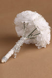 Bouquet de mariage blanc avec strass Pearl (27 * 18cm)