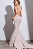 2024 Sexy Mermaid Prom Robes Halter Spandex Lace Up Open Back